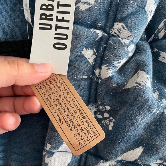 Urban Outfitters UO Hooded Sweatshirt Cardigan Top Dolman Oversized Coat M - Picture 9 of 9